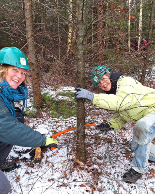 vrijwilligers, dames, natuurklus, C de Clo1600