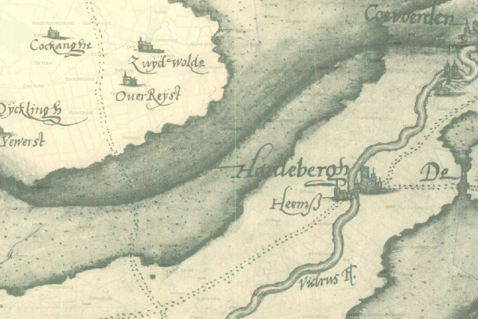 Brede veenstrook weerszijden Reest
