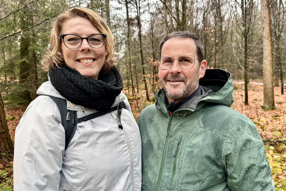 Yvonne Groeneveld en André Jansen: wij genieten enorm van de natuur en hebben daarom bijgedragen aan het Oosterveld
