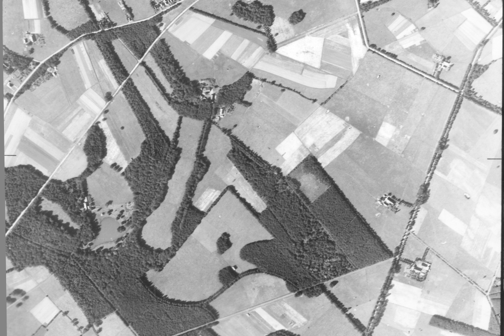Landgoed Smalenbroek - 1944 - luchtfoto