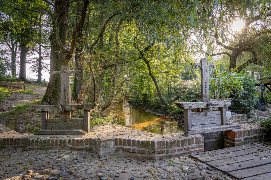 Stuw bij Watermolen van Bels