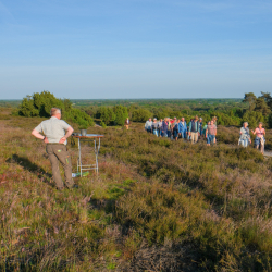 veldbezoek op de heide