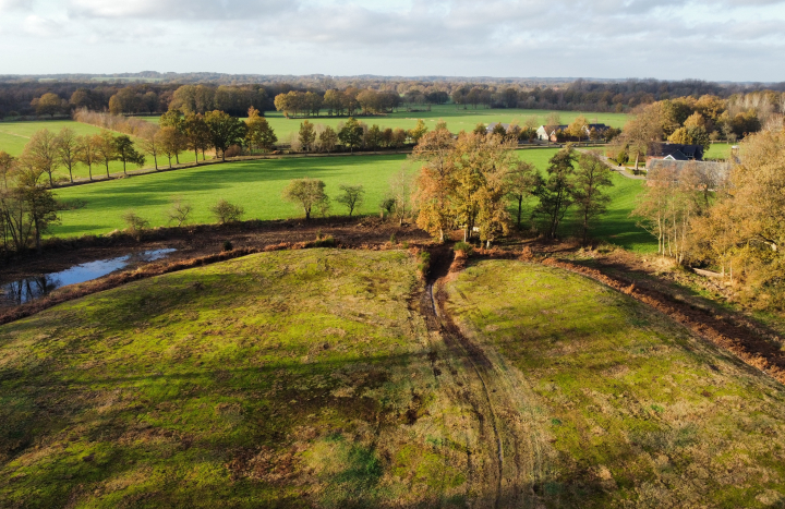Hunenborg, luchtfoto