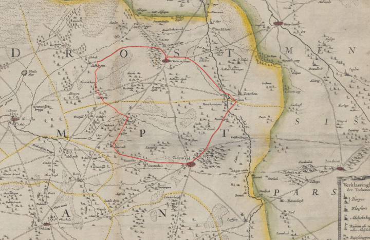 Reizen met Ruisdael fietstocht kaart uitgezoomd 2