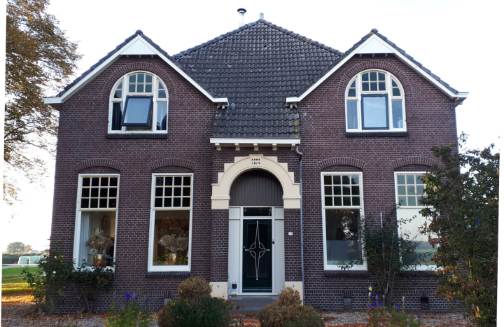 Vooraanzicht Hoeve Bosman