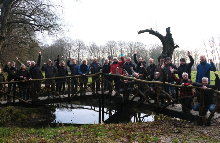 Horteploeg op driepuntsbrug