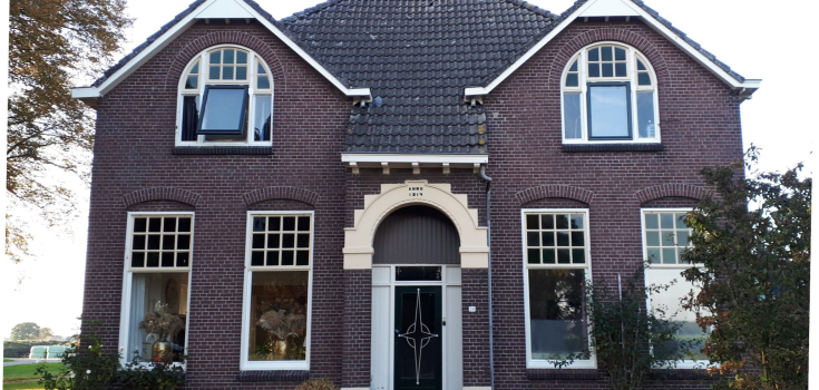 Vooraanzicht Hoeve Bosman