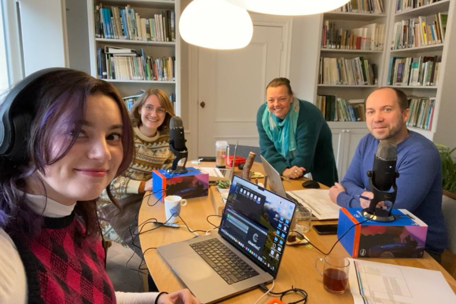 Opname podcast prehistorie