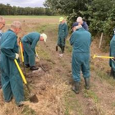 Markesteen langs de Eschbeek