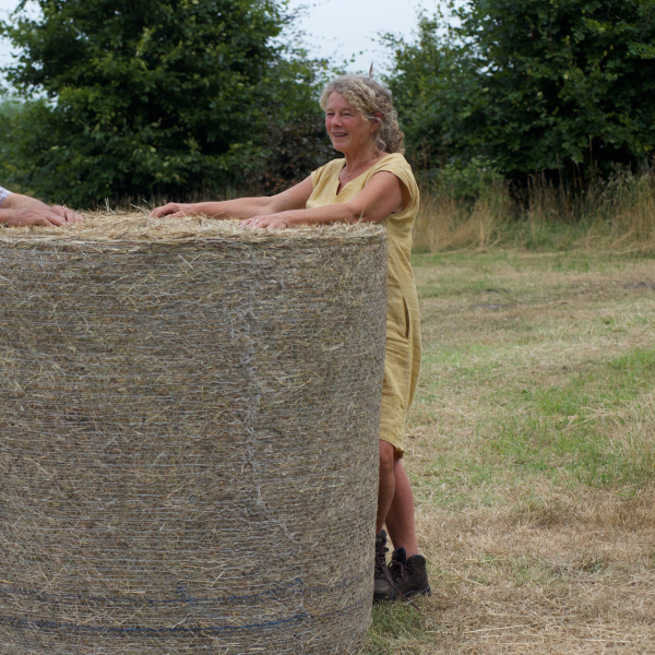 Ria en Jan Hendrik hooien